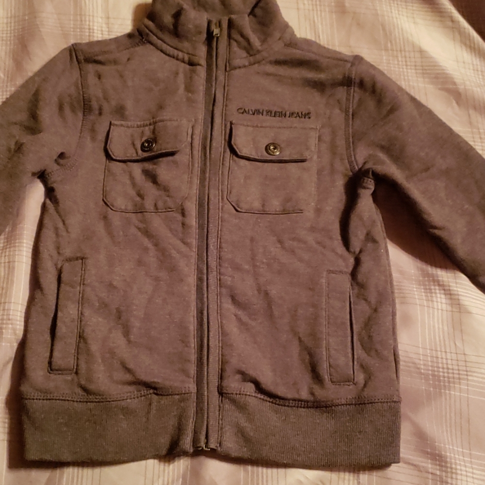 Calvin Klein zip up sweater jacket